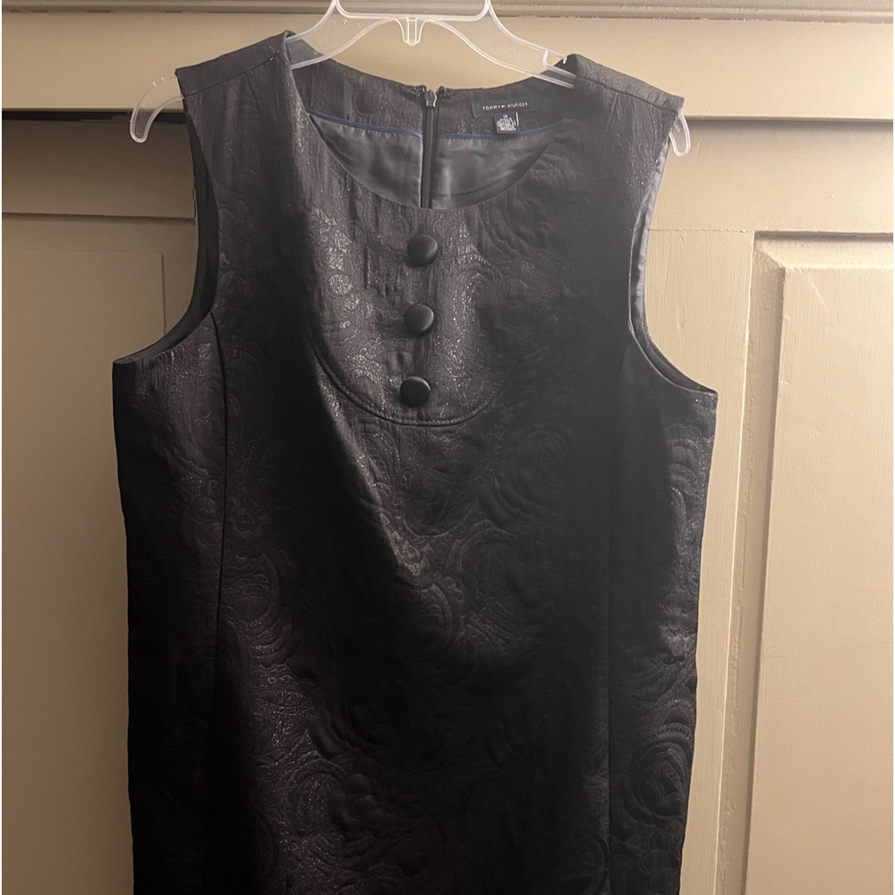 Sheath Dress, never worn, Tommy Hilfiger, size 14, shimmery black